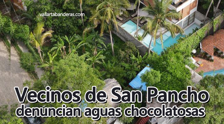 Vecinos de San Pancho denuncian aguas chocolatosas provenientes de una vivienda