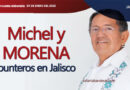 El profe Michel y MORENA, punteros en Jalisco